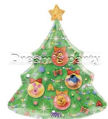 Pallone mylar albero natale - mylar,