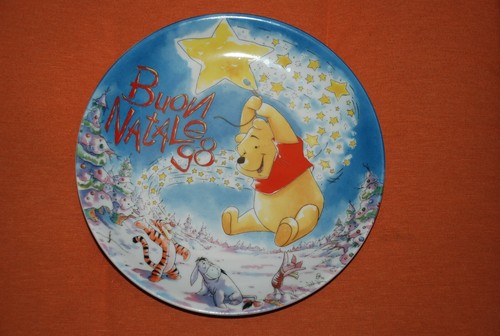 Piatto natale disney 1998 - piatto,