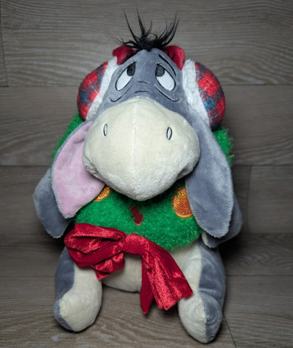 Eeyore festive wreath plush - eeyore,
